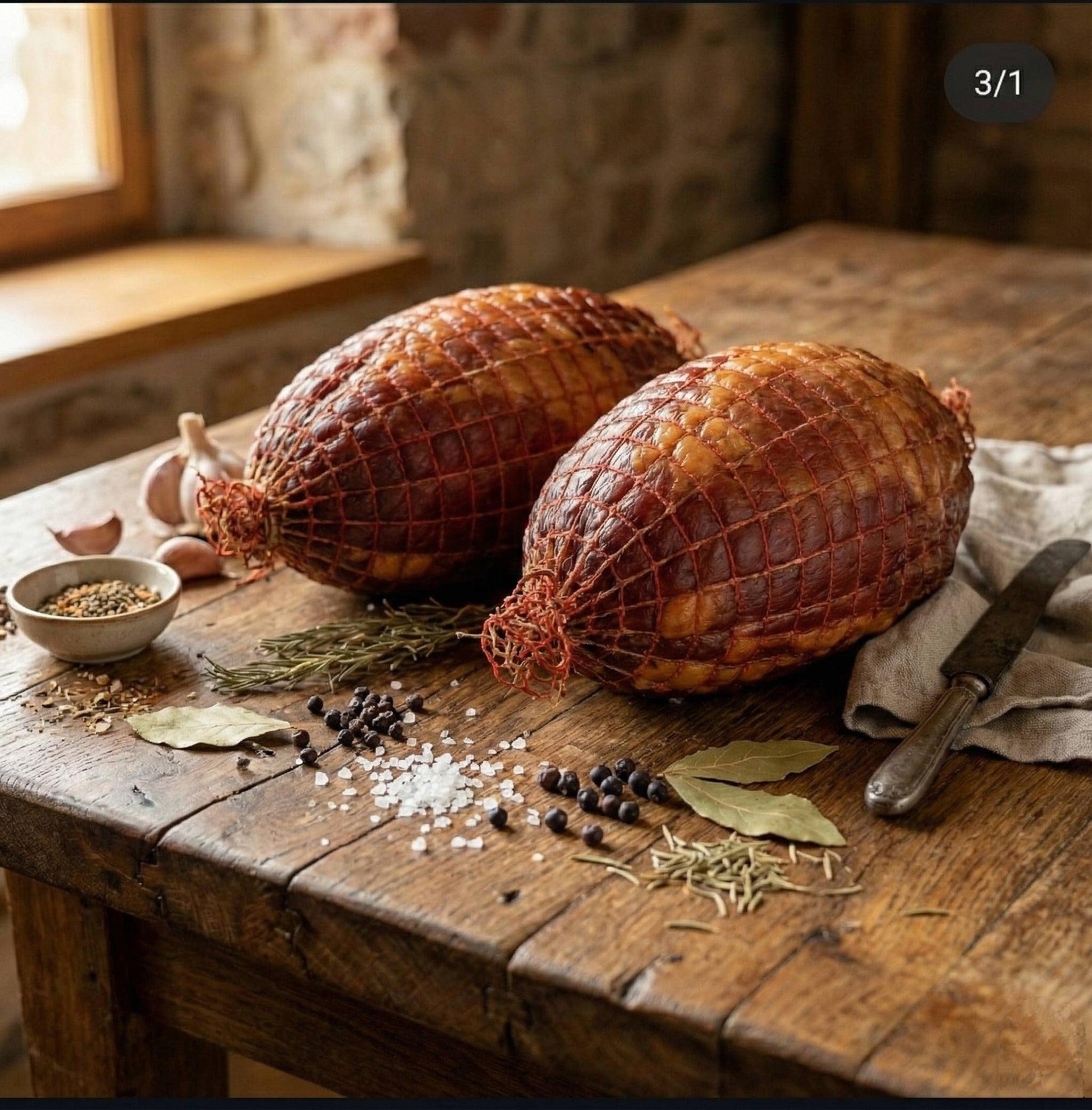 Komplett-Pökelmischung für "Hausmacher Nussschinken"