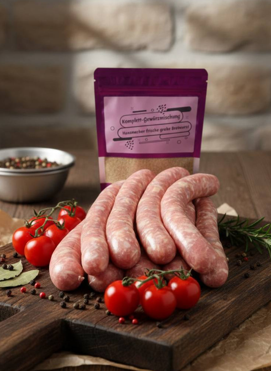 Komplett-Gewürzmischung  Grobe Bratwurst "Nürnberger-Art"