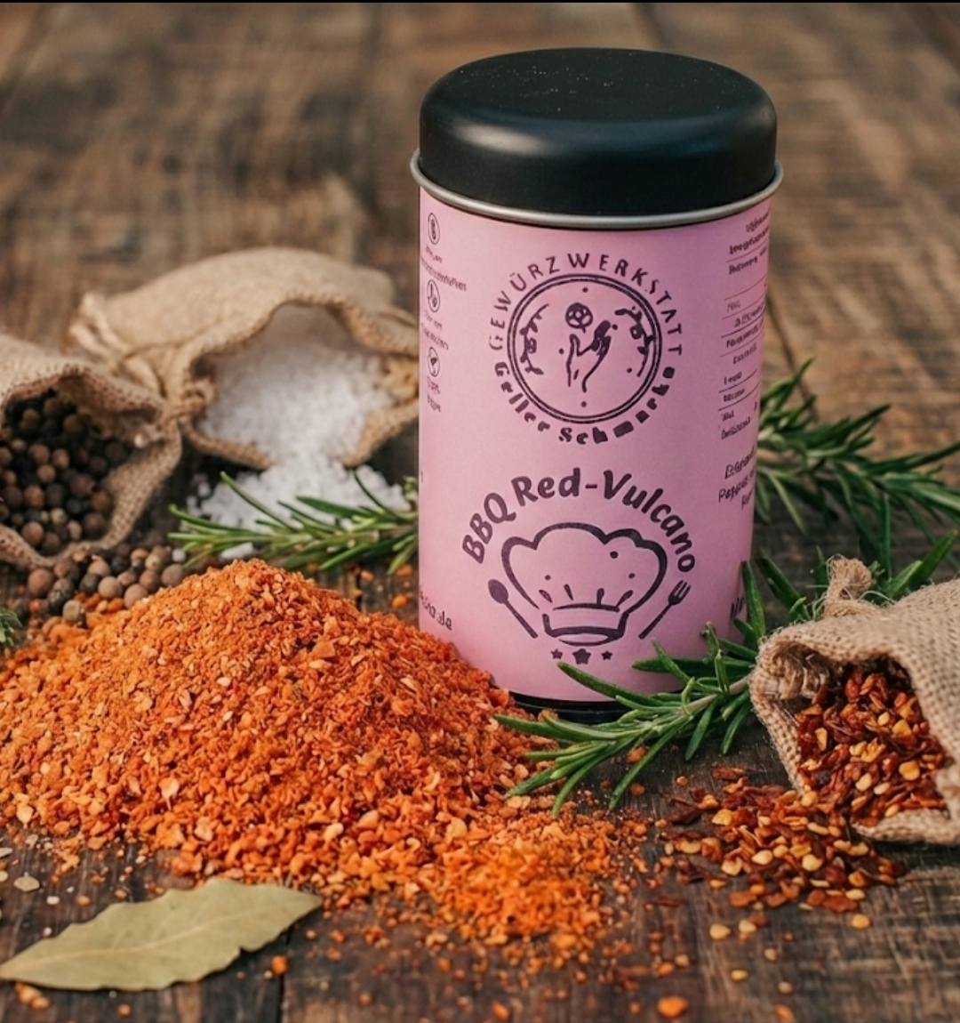 Heißer Vulkan ist der Scharfe in unserem Grillgewürz-Sortiment.