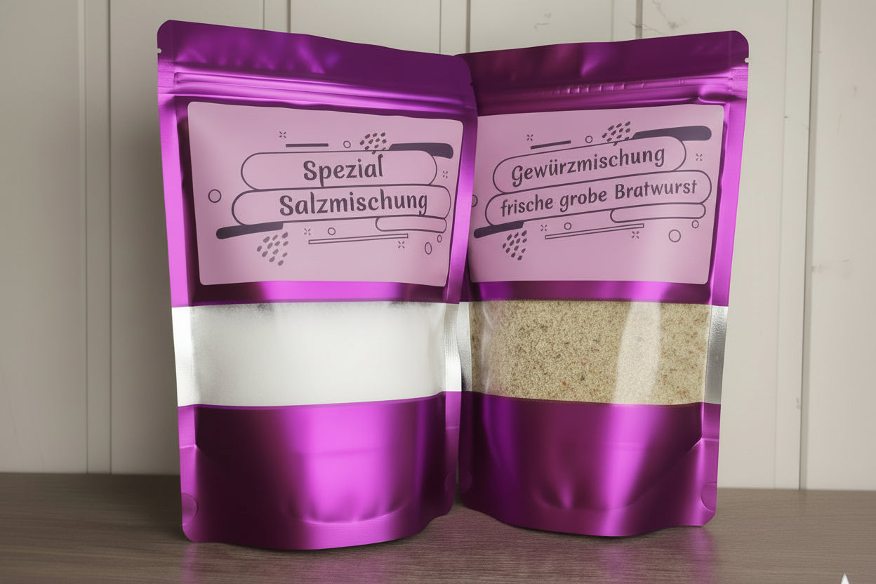 Komplett-Gewürzmischung für 8Kg Hausmacher grobe Bratwurst